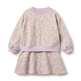 Lavender Daisies Maggie Sweat Dress L/S