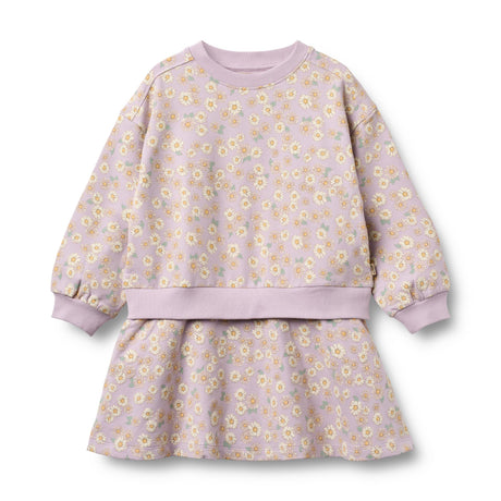Lavender Daisies Maggie Sweat Dress L/S