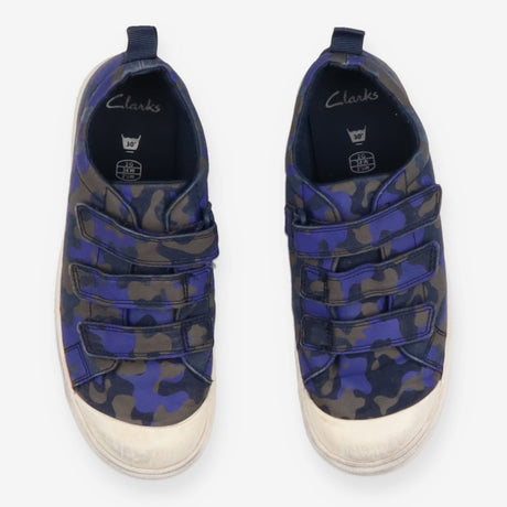 Shoes Purple Camo Velcro Strap