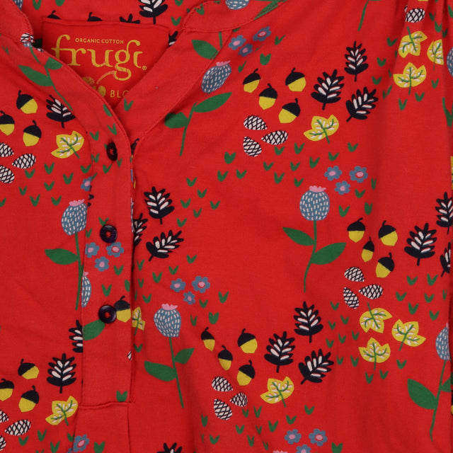 Cranberry acorn maternity tunic