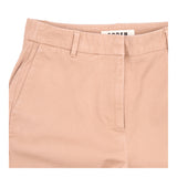 Camel Brown Cotton Tapered Chino Trousers