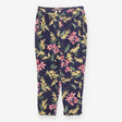 Whistles Floral Trousers Navy Pink Yellow Mimosa O
