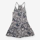 FatFace Navy Cream Paisley Print Racerback Cami Su
