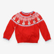 Red Knit Snowmen Jumper