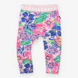 Leggings Purple Floral