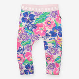 Leggings Purple Floral