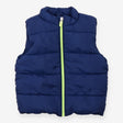 Gilet Puffer Navy with Fleece Lining