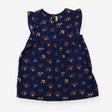 Pinafore navy floral