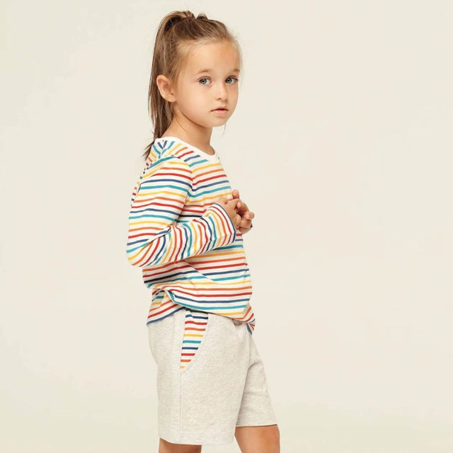 Multistripe Long Sleeve Tee