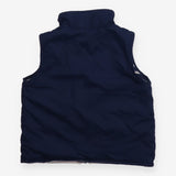 Blue Gilet Reversible Striped Lining 
