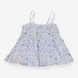 Strappy Top Blue Floral 