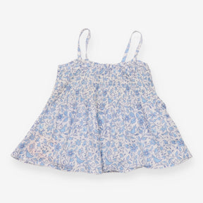 Strappy Top Blue Floral 