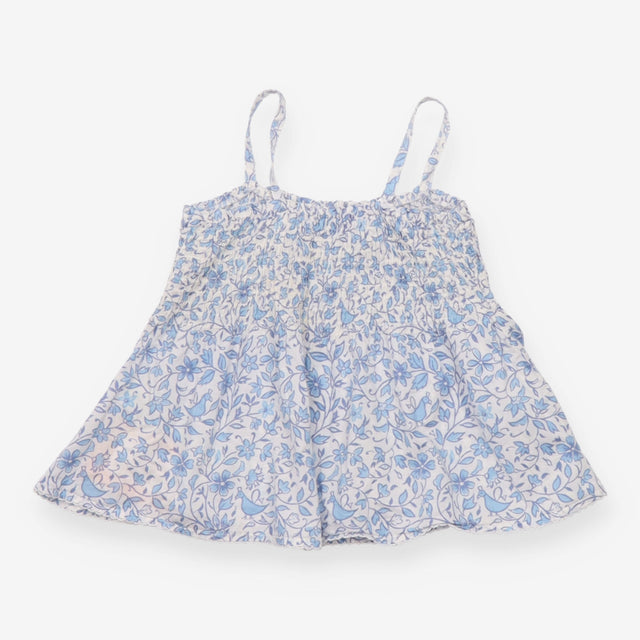 Strappy Top Blue Floral 