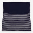 Maternity Skirt Navy White Stripe Over Bump