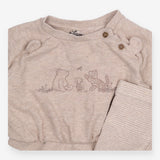 Outfit sweater and stripe leggings winne the pooh 