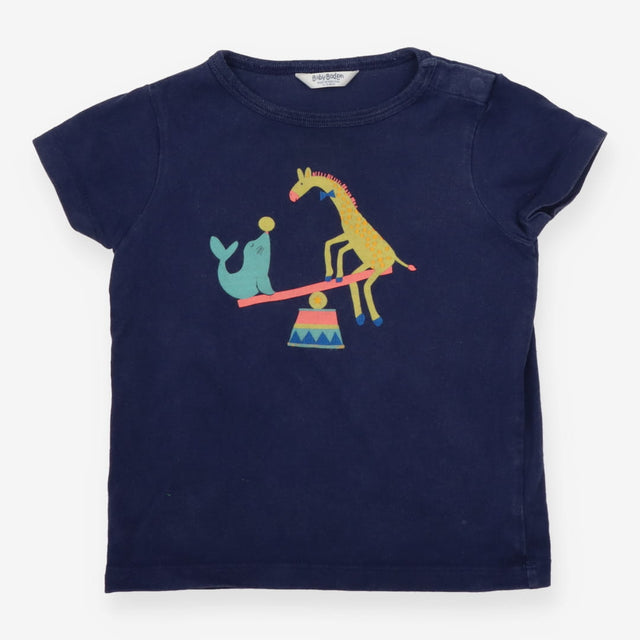 T-Shirt Navy Circus Animals