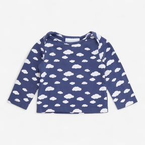T-shirts Long Sleeve Blue Cloud