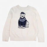 Jumper Cream Knit with Chilly Polar Bear