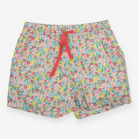 Shorts floral pink drawstring