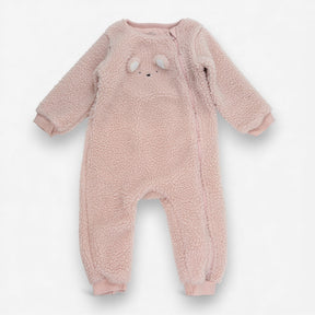 Sleepsuit fleece bear face