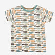 Fish print t-shirt
