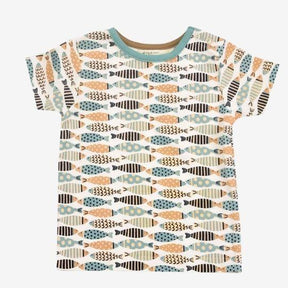 Fish print t-shirt