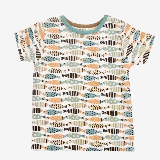 Fish print t-shirt