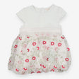 Dress white Sleeveless net floral skirt Mintini