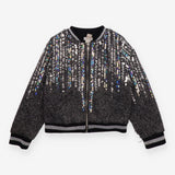 Jacket Black and Grey Sequins