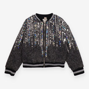 Jacket Black and Grey Sequins