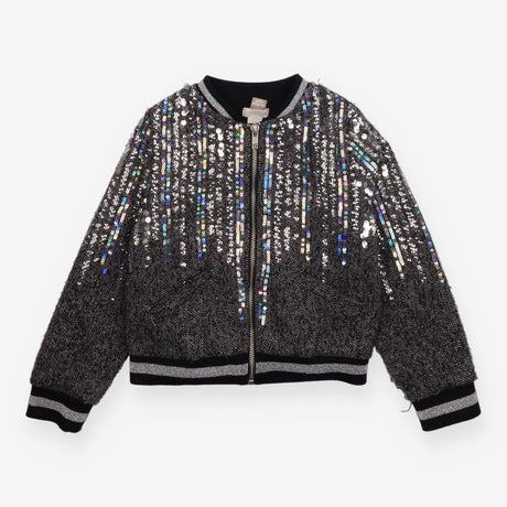 Jacket Black and Grey Sequins