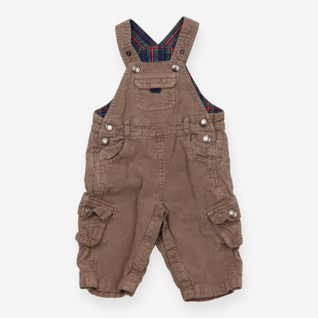 Dungarees Cord Beige check lining