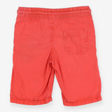 Red cargo shorts