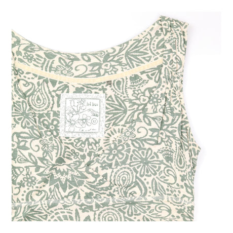 Laurel Green Printed Viscose Wrap Dress