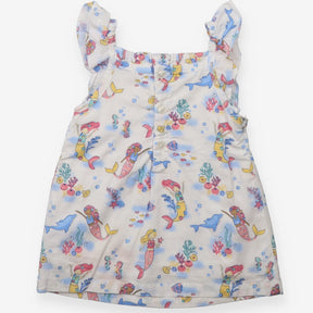 White Mermaids Strappy T-shirt