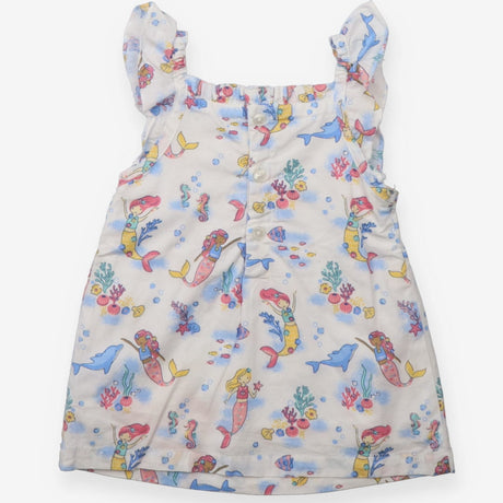 White Mermaids Strappy T-shirt