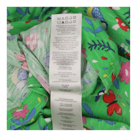 Dress Jersey Short Sleeve Green Garden Bird