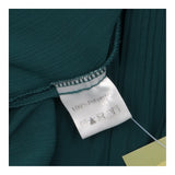 St Frock Emerald Green Pleated Tiered Off Shoulder