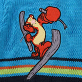 Sweater blue knit Tigger