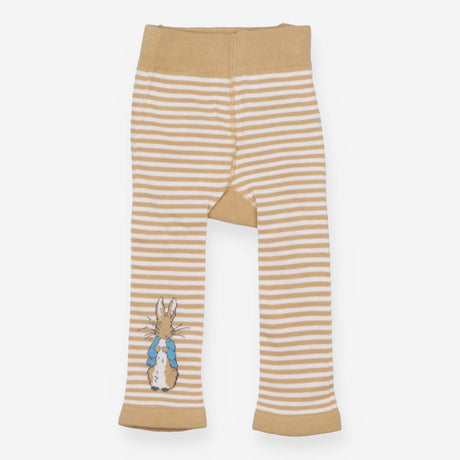 Leggings peter rabbit white and beige striped