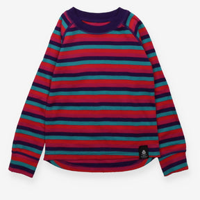 T-Shirt Long Sleeved Multicoloured Stripe