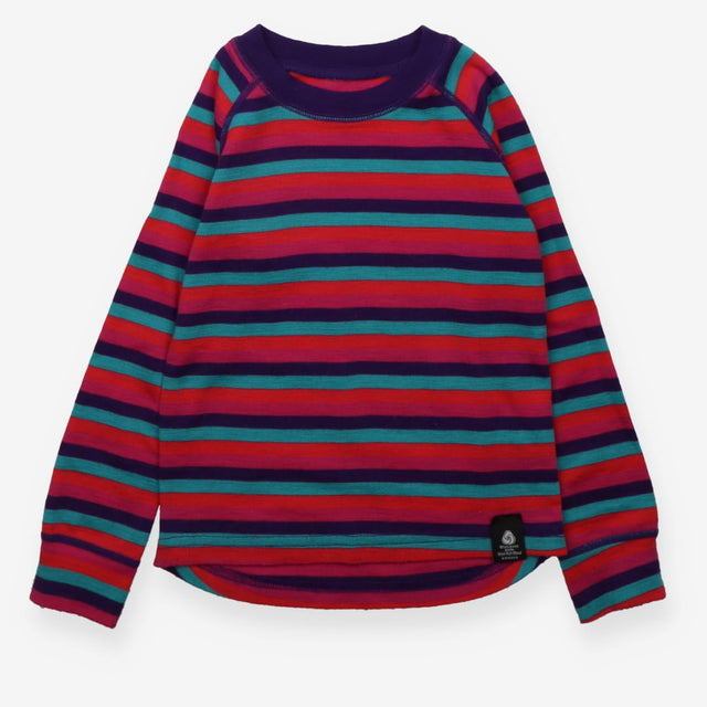 T-Shirt Long Sleeved Multicoloured Stripe