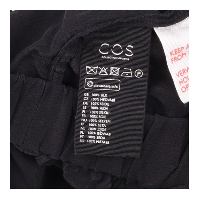 Shorts 100% Silk Elasticated Black