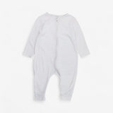 White Zip up Sleepsuit