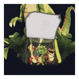 T-Shirt Navy Dinosaur Peek-a-boo