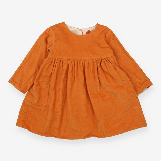 Reversible dress cord orange cream with rainbow 