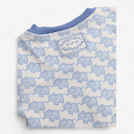 Sleepsuit blue elephants