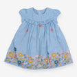 Dress blue floral 