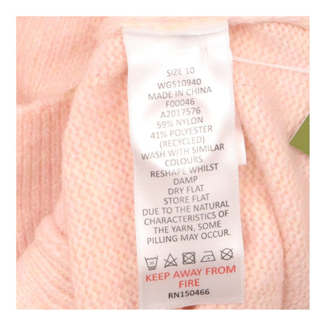 Soft Knit V-Neck Button Front Cardigan Pale Pink