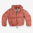Coat Pink Velour Puffer